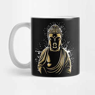 Gold Buda Mug